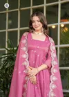 KF 5020 Kalaai Pv Silk Chanderi Kurti With Bottom Dupatta Suppliers In Mumbai